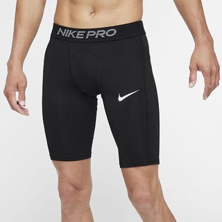 Pantaloni Scurti Nike Pro Long Barbati Negrii Albi | IQVR-46201